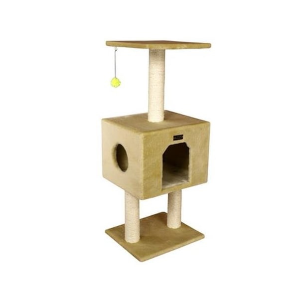 Aeromark Aeromark A4201 Armarkat Classic Cat Tree 16 x 14 x 42 - Beige - A4201