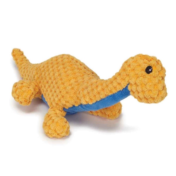 Play365 Jurassic Cord Crew Brachiosaur Dog ToyOrange Small - GY3720 04 69