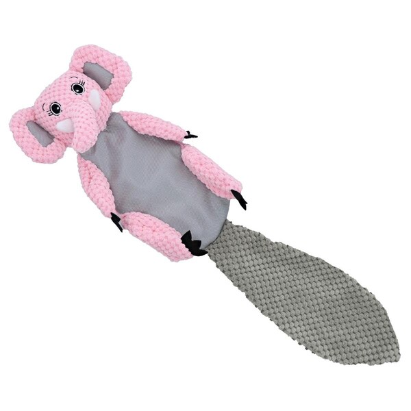 Play365 Crinkle Flatty Elephant Dog Toy - GY3691 75