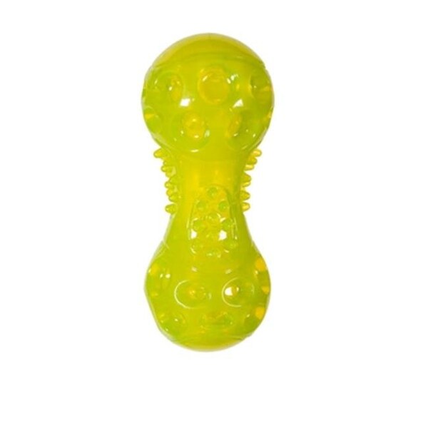 Partyanimal 5.6 x 2.28 dia. in. Jumbo Squeaker Dumbbell; Large - PA633707