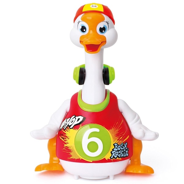 Azimport Dancing Hip Hop Goose Development Musical Fun Toy, Red - AZ30313