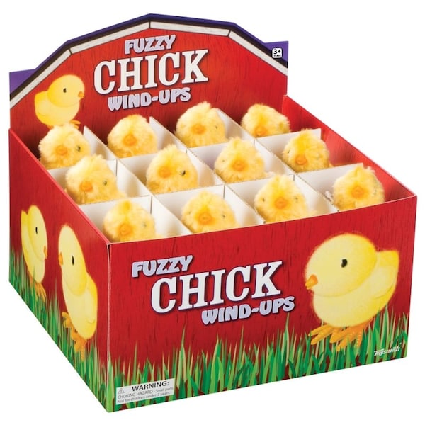 Toysmith Toysmith Fuzzy Chick Wind Up Toy Plastic 1 pk - 2031