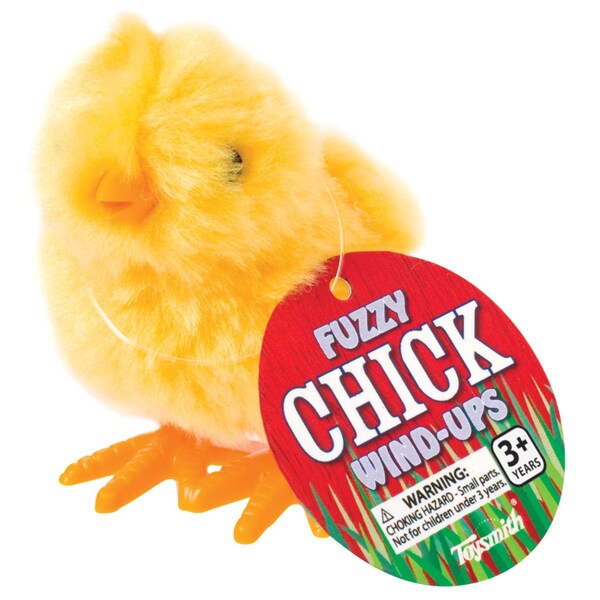 Toysmith Toysmith Fuzzy Chick Wind Up Toy Plastic 1 pk - 2031
