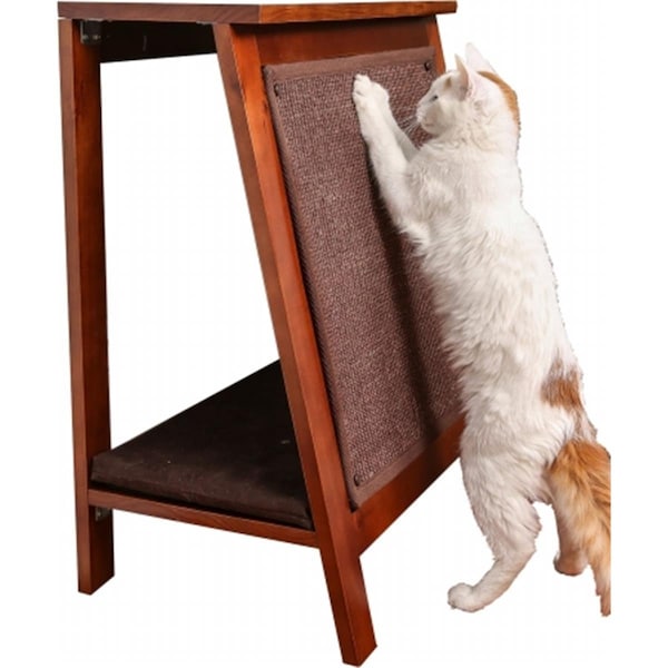 The Refined Feline The Refined Feline AFRAME-MA A-Frame Cat Bed Scratcher; 23.50 x 15 x 28 in. - Mahogany - AFRAME-MA