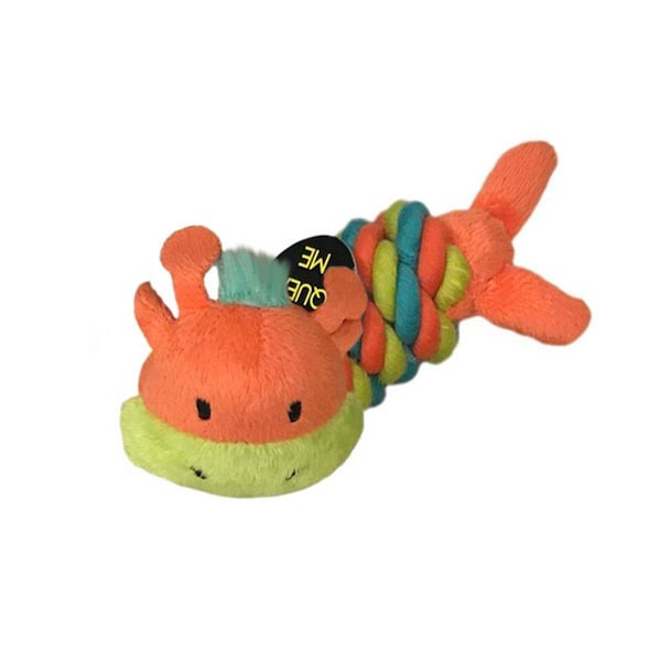 Chompers Plush Char with Rope Twist Body Giraffe Dog Toy - ZD1929 02