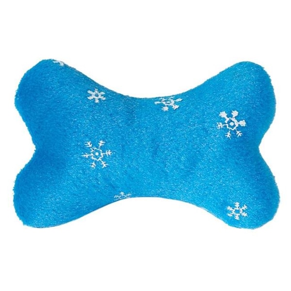 Zanies Zanies ZA394 04 19 4 in. Blizzard Bone Toy - Blue; Small - ZA394 04 19