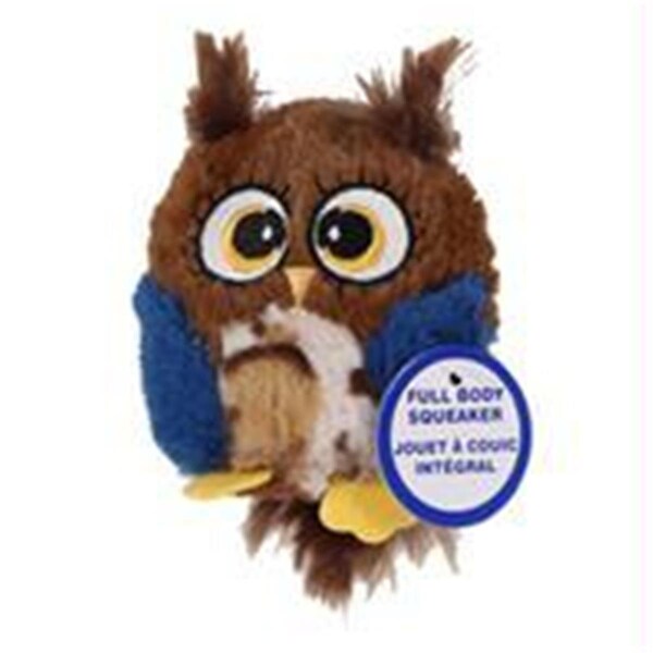 Ethical Pet Products Ethical Dog-Spot Hoots Owl Plush Squeaker Dog Toy- Assorted 3 - ET37270