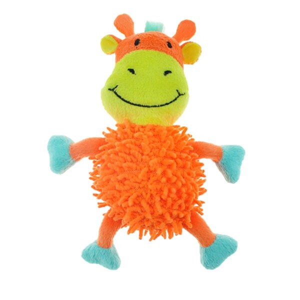 Petpath Noodle Ball Body with Squeaker Giraffe Pet Toy - PE2479496