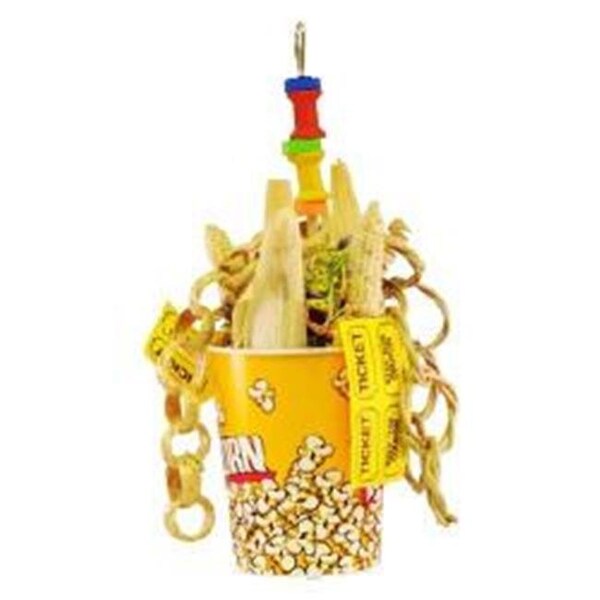 A&E Cage A&E Cage 001443 Happy Beaks Movie Time Toy; Multicolor - 1443