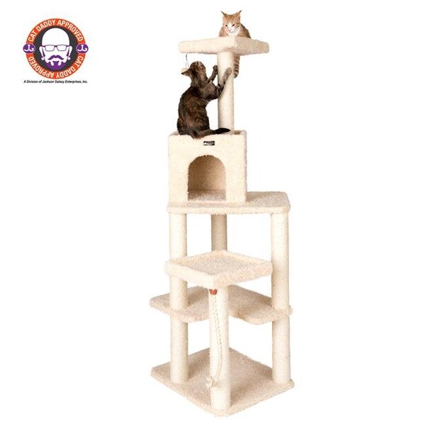 Aeromark Aeromark A6902 Armarkat Classic Cat Tree 42 x 69 x 32 - Beige - A6902