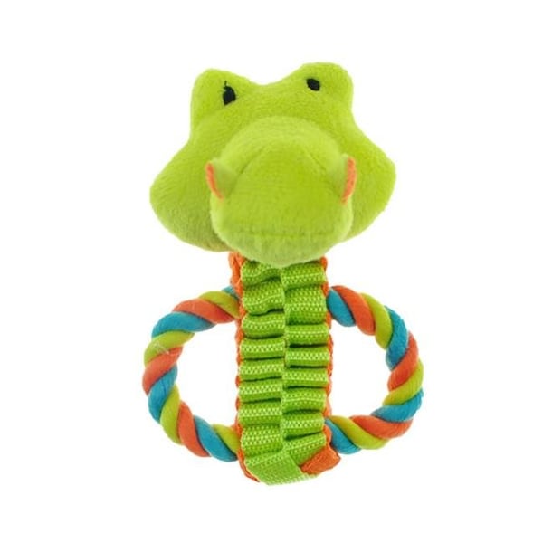Chompers Chomper ZD1926 02 Twist Rope Tug Gator Toy for Dog - ZD1926 02