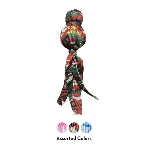 Kong Wubba WM1 Dog Toy, L, Camouflage, Nylon, Assorted - KO-WM1