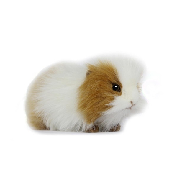 Hansa 8 in. Plush Guinea Pig Plush ToysBrown & White - 7319