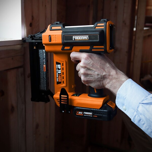 Freeman 20V Bare Tool Cordless 2-In-1 18G Brad Nailer/Narrow Crown Stapler - PE20VT2118