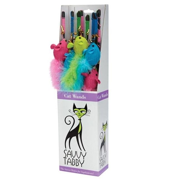 Savvy Tabby Savvy Tabby US1191 12 Savvy Tabby Playtime Teasers Display 12 pcs - US1191 12