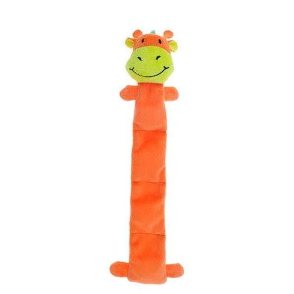 Chompers Chomper ZD1916 02 4 Squeaker Mat Giraffe Pet Toy - ZD1916 02