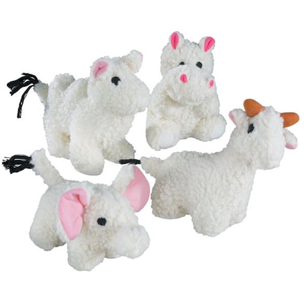 Pamperedpets Zanies Fleecy Friend Toy Elephant 7.5 In - PA1851389