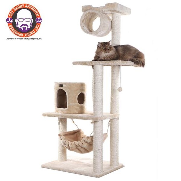 Aeromark Aeromark A6202 Armarkat Classic Cat Tree 36 x 20 x 62 - Beige - A6202