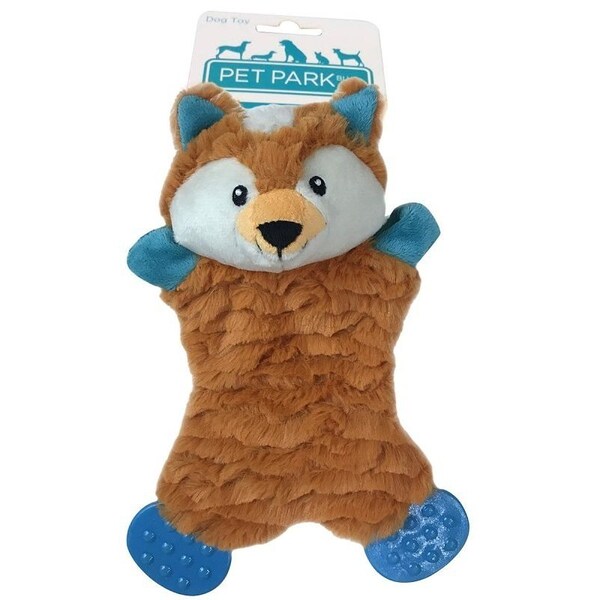 Pet Park Blvd Dog Toy, Flatties Toy, Fox - US2206 12