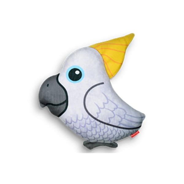 Petpath Craig the Cockatoo Durables Toy, White - PE3169994