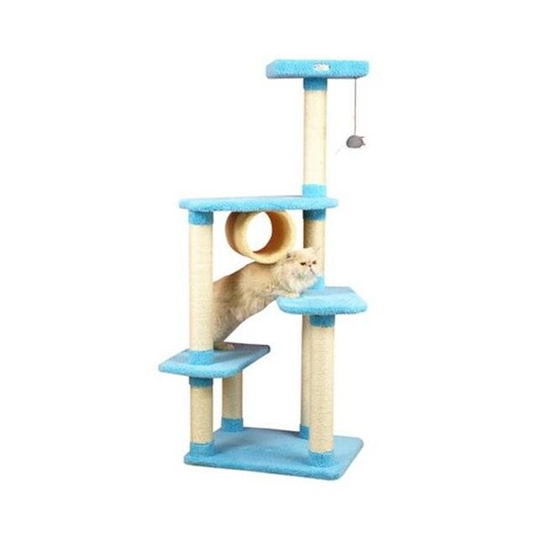 Aeromark Aeromark X6105 Armarkat Premium Cat Tree 34 x 20 x 61 - Sky Blue - X6105