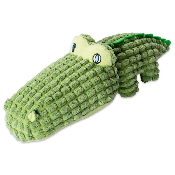 Mansbestfriend Alligator Plush With Squeaker Pet Toy - MA1543615