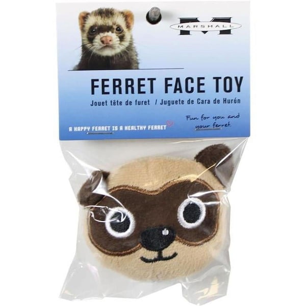 Marshall Pet Products Marshall Ferret Face Toy, 144PK - FT-467