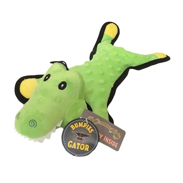 Steel Dog Steel Dog Bumpie Gator with Tennis Ball & Rope - 54351