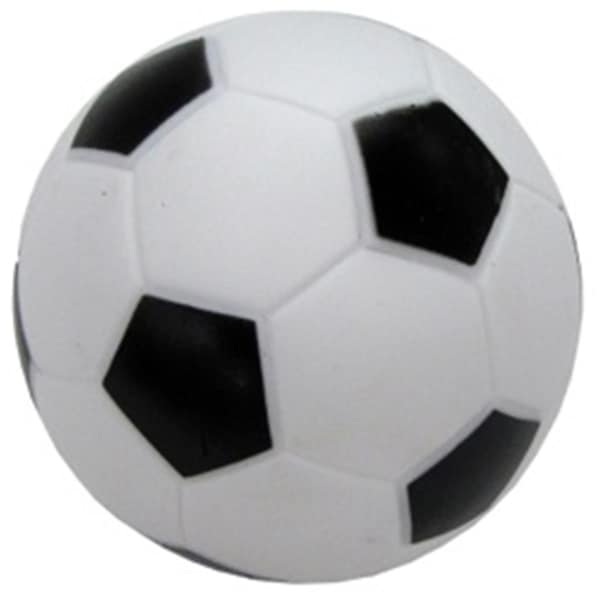 Straightcrate Vinyl Soccer Ball Dog Toy With Squeaker, 10PK - ST84003