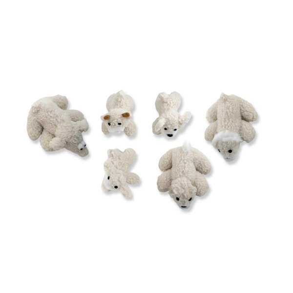 Mammoth Pet Products Lambswool Plush Assorted Dog Toys, 36 Piece - 746772700136