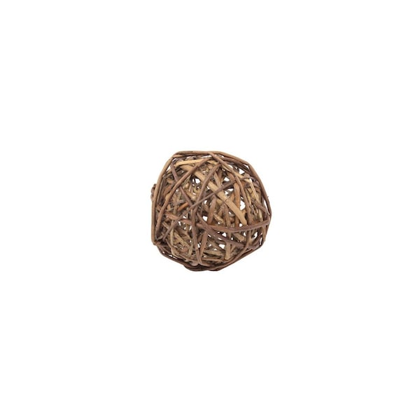 Ware Mfg Willow Branch Ball, All Natural Chew, Small Pets, 4-In. - 3153
