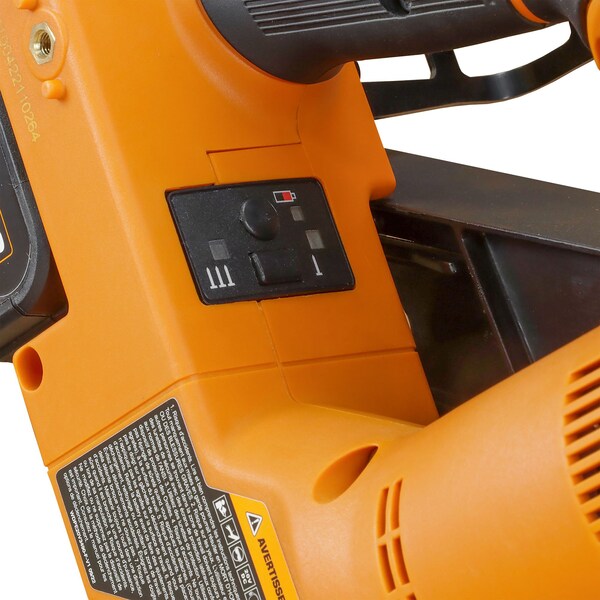Freeman 20V Cordless 34 Degree, 3-1/2in Clipped Head Framing Nailer Kit including Fasteners With Canvas Bag - PE20V3490