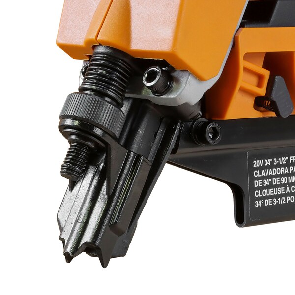 Freeman 20V Cordless 34 Degree, 3-1/2in Clipped Head Framing Nailer Kit including Fasteners With Canvas Bag - PE20V3490