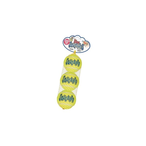 Phillips Pet Food Supply Pet Tennis Balls Squeaker Green Rubber Medium Green - AST2
