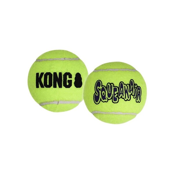 Phillips Pet Food Supply Pet Tennis Balls Squeaker Green Rubber Medium Green - AST2