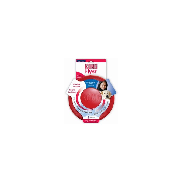 Phillips Pet Food Supply Red Flyer Fetch & Catch Dog Toy, Rubber - KF3