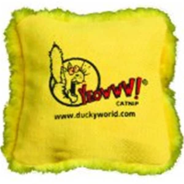 Duckyworldyeowww Pillow Refills Catnip Toy Yellow - 812402000232
