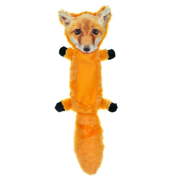 Furrealz 18 in. Flattie Ballistic Belly Fox Dog Toy - ZD2110 15