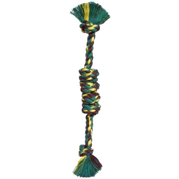 Mammoth Pet Products 15 in. Monkey Fist Bar Dog Toy, Multi Color - Small - 746772200940