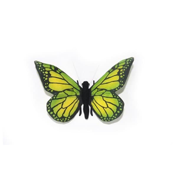 Hansa 5.5 in. Butterfly Plush ToysGreen - 7102