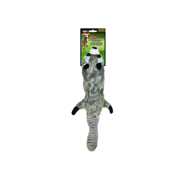 Spot Dog Toy Skinneeez Multicolored Raccoon Plush Large Multicolored - 8120