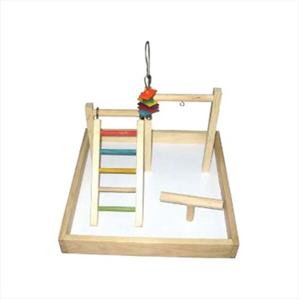 A&E Cage A&E Cage HB46409 Wood Tabletop Play Station - 17 X 17 X 12 In. - HB46409