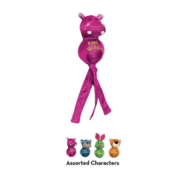 Kong Wubba Ballistic Friends WBF1 Dog Toy, L, Nylon, Assorted - KO-WBF1