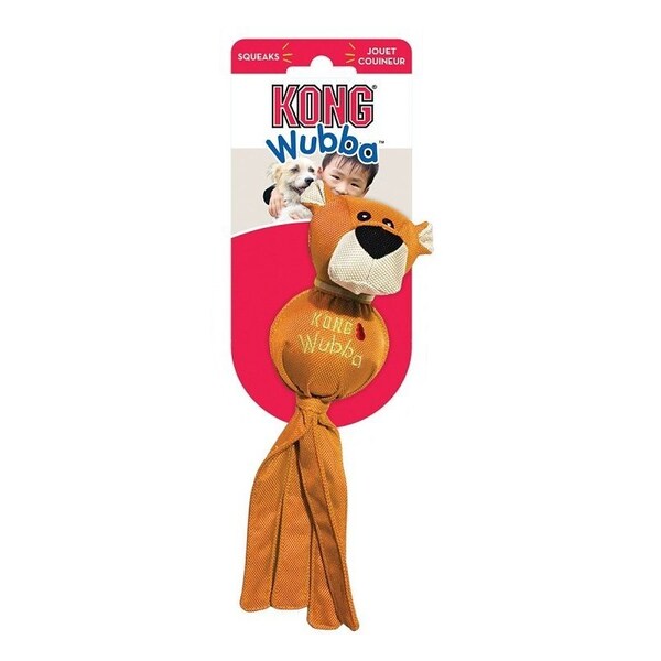 Kong Wubba Ballistic Friends WBF1 Dog Toy, L, Nylon, Assorted - KO-WBF1