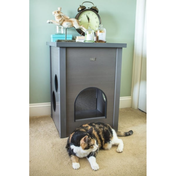 New Age Pet Pet Kitty Kube, w/Scratch Pad-Cushion - EHKK405