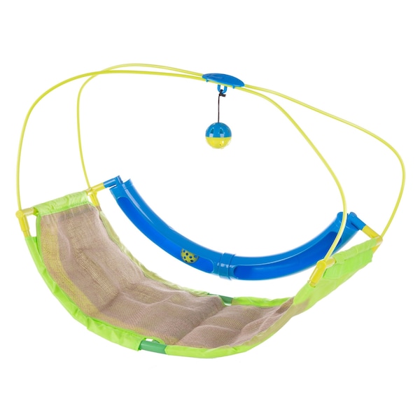 Pet Adobe Interactive Toy Rocking Activity Mat with Playing Station, Scratching Area/Toys for Cats/Kittens - 337877HPI
