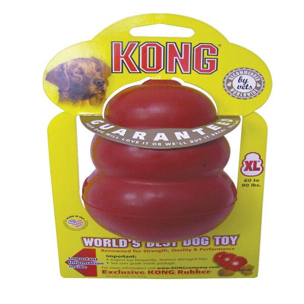 Kong Kong Red Rubber Chew Dog Toy Extra Large 1 pk - KO-KXL
