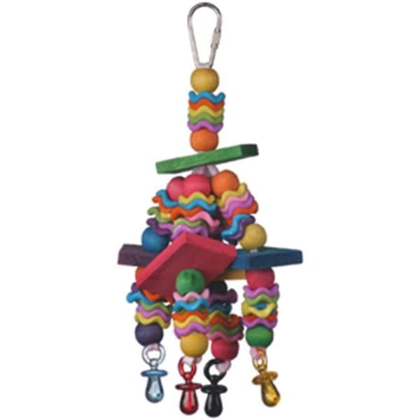 A&E Cage A&E Cage HB01409 Happy Beaks Fiesta Blocks Bird Toy - HB01409