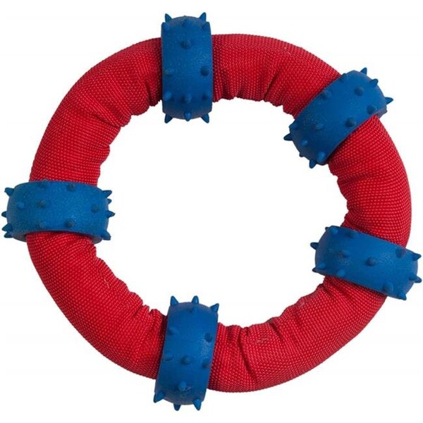 Chompers Chomper WB11458 Gladiator Tuff Nylon Tug with Spike Rings Toy for Dogs - WB11458