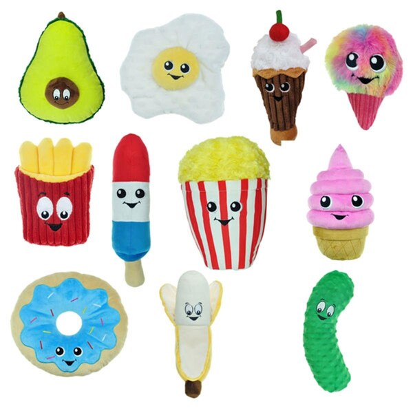 Chompers Food Junkeez Pickle Plush Dog Toy - Large - CH433728